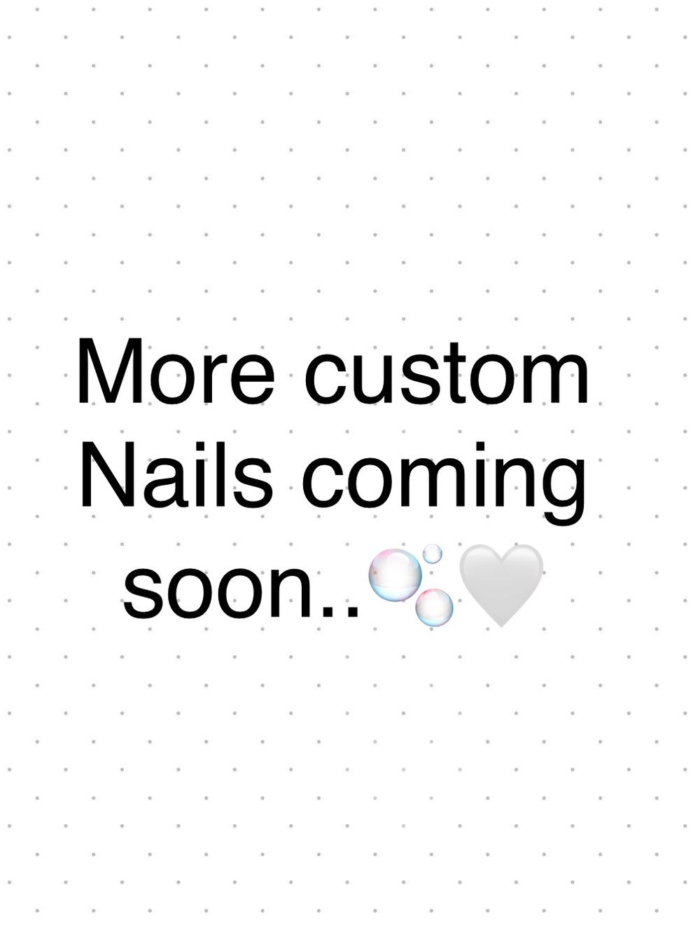 More custom handmade press-ons coming soon🤍